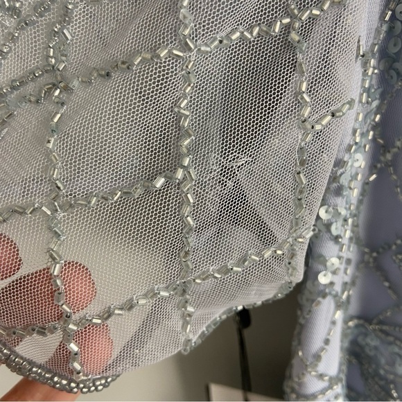 Adrianna Papell Plus Womens Beaded Maxi Evening Dress Size 20W - Picture 6 of 13